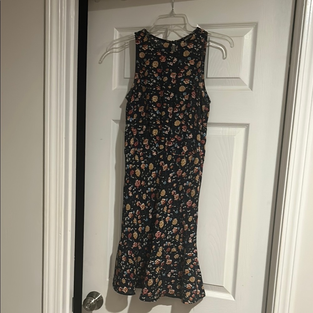 J. crew, Women’s navy floral dress, Size 0
